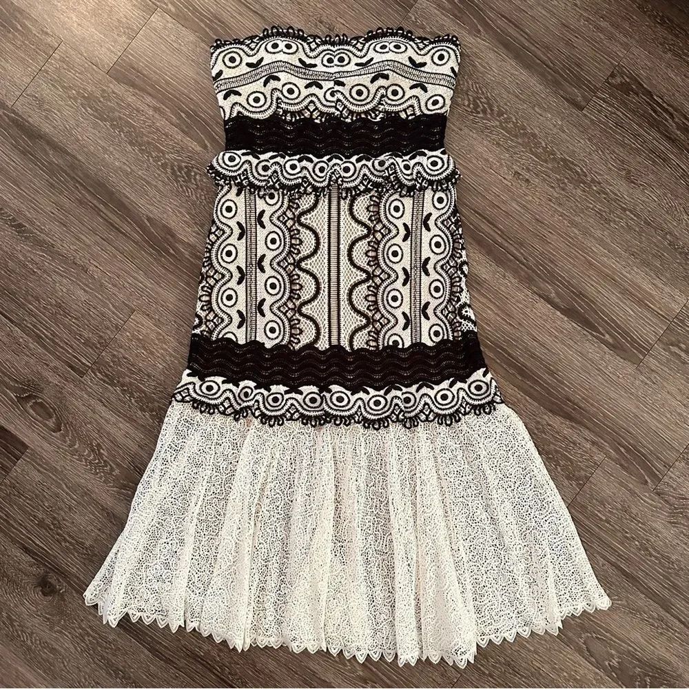 Sea New York Lola strapless dress